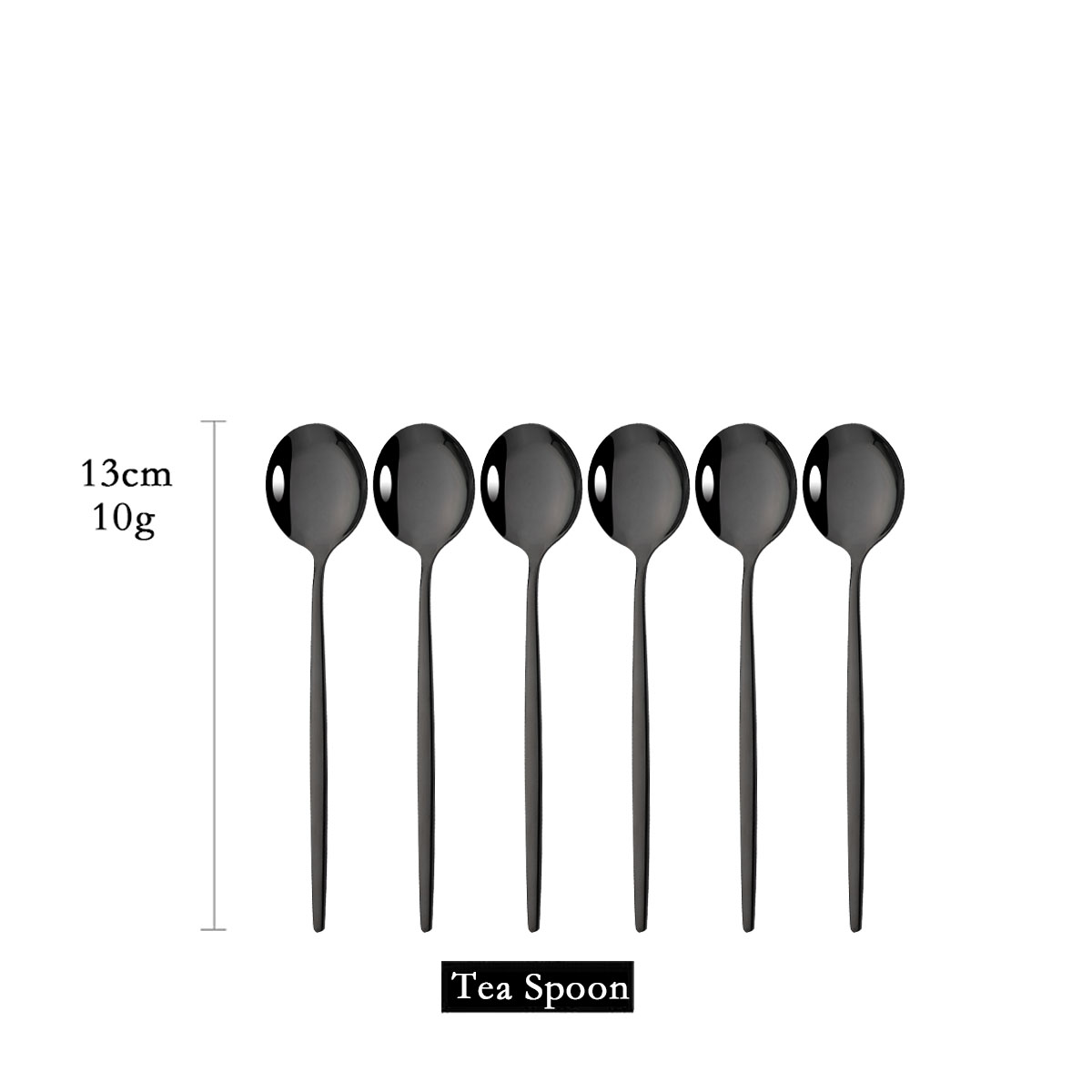 Kitchen Gadgets Gold - 6Pcs 차 커피 저어 미니 숟가락
