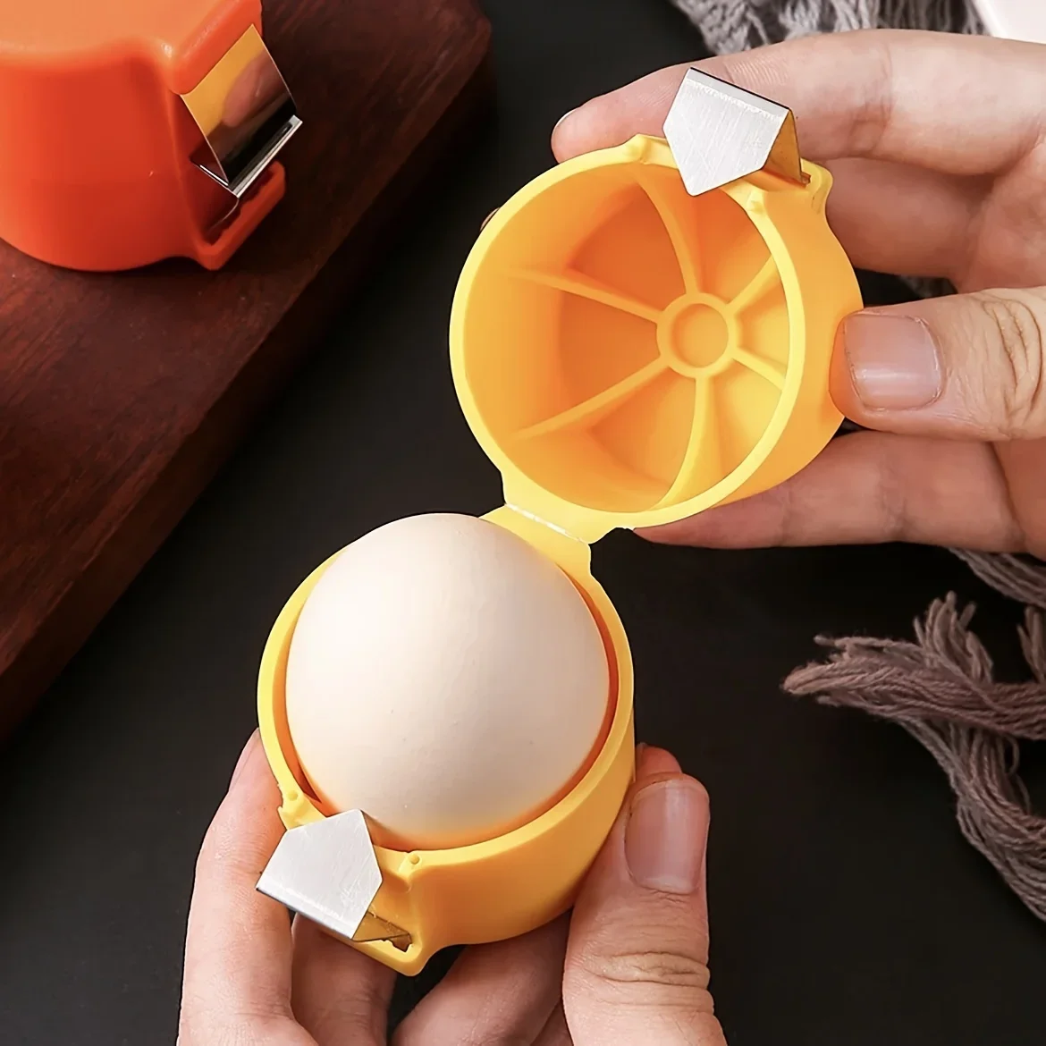 Egg Separator Tool - 1/3개 - 스테인레스 스틸 달걀 껍질
