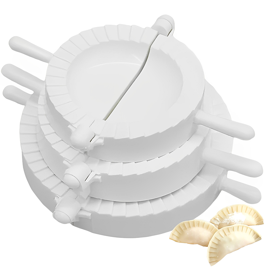 Kitchen Gadgets Dumpling Maker - 3 개/대 7-10cm 플라스틱 만두 제조기