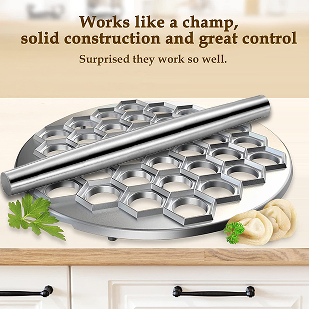 러시아 라비올리 메이커 만두 금형 37 구멍 알루미늄  - Kitchen Gadgets Dumpling Maker 리뷰 및 가격