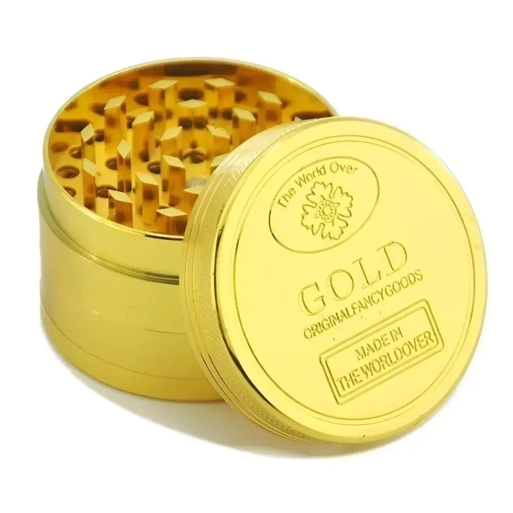 허브 분쇄기 3/4 부품 아연 합금 40mm 담배 분쇄 - Kitchen Gadgets Gold 리뷰 및 가격