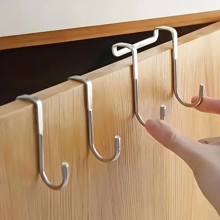 1/5개 스테인리스 스틸 이중 S자형 훅 무타공 주방  - Kitchen Gadgets Organizer 리뷰 및 가격