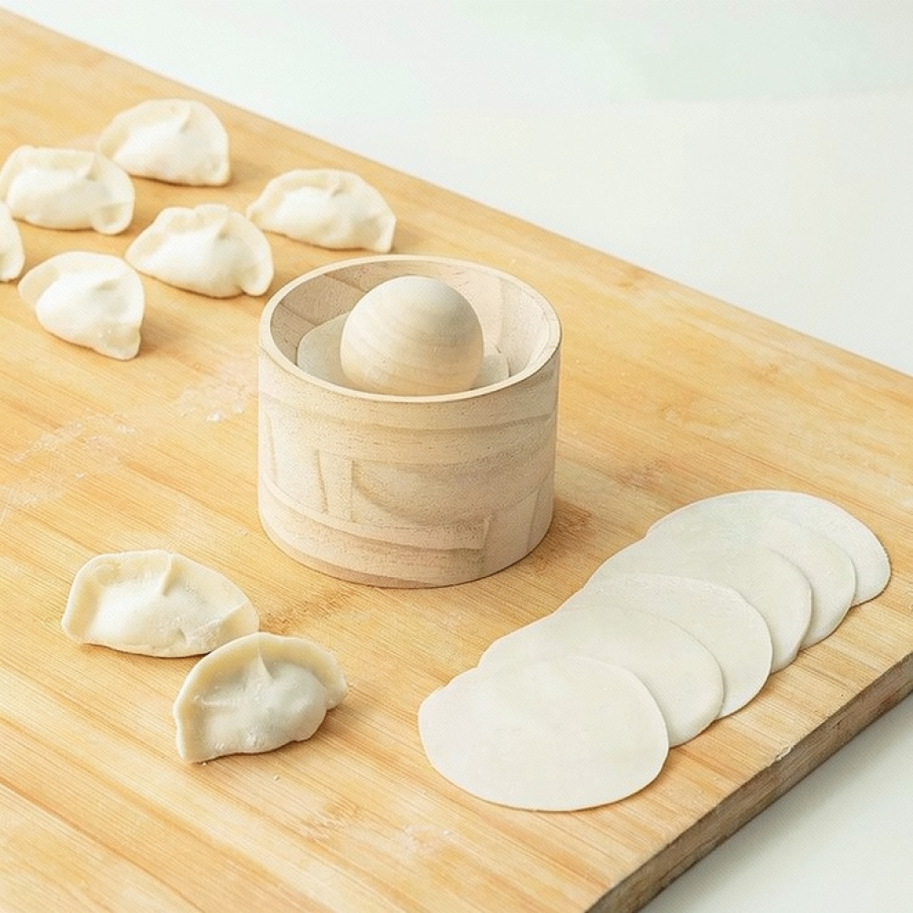 주방용 반죽 펴는 도구, 나무 재질의 만두피 틀, 수동 - Kitchen Gadgets Dumpling Maker 리뷰 및 가격
